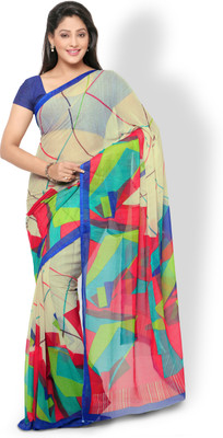 Vaamsi printed daily wear chiffon saree