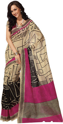 

Party Wear Dresses Printed Fashion Pure Chiffon Saree(Multicolor)