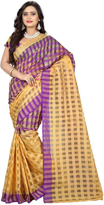

Indian Wear Online Printed Fashion Cotton Saree(Purple)