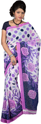 

Hawai Printed Fashion Georgette Saree(Multicolor)