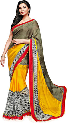 

Vishal Solid Fashion Georgette Saree(Multicolor)