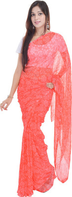 

Soundarya Printed Daily Wear Georgette Saree(Red)