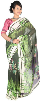 

Hawai Printed Daily Wear Georgette Saree(Multicolor)