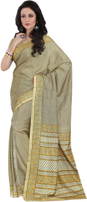 

Sunaina Printed Fashion Art Silk Saree(Multicolor), Green