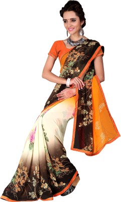 

Khoobee Self Design, Printed Fashion Georgette Saree(Multicolor)