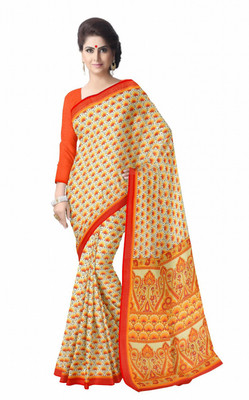 

Suvastram Floral Print Daily Wear Chiffon Saree(Multicolor)