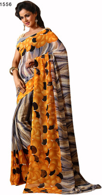 

Hi-Choice Printed Fashion Georgette Saree(Multicolor), Yellow