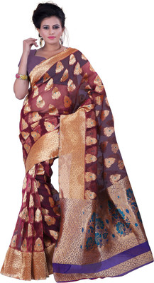 

Fashiondeal Self Design Banarasi Banarasi Silk Saree(Maroon)