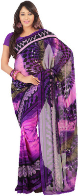 

Indian Wear Online Printed Fashion Art Silk Saree(Multicolor), Multicolor132