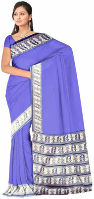

Dancing Girl Printed Bollywood Art Silk Saree(Blue)