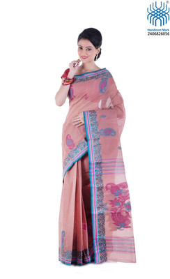 

Tantuja Woven Tangail Cotton Saree(Magenta)