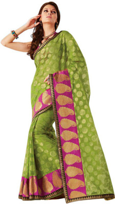 

Indian Wear Online Printed Fashion Pure Chiffon Saree(Multicolor), Multicolor350