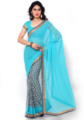 

Sunaina Printed Mysore Art Silk Saree(Multicolor)