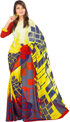 

Party Wear Dresses Printed Fashion Art Silk Saree(Multicolor), Multicolor277