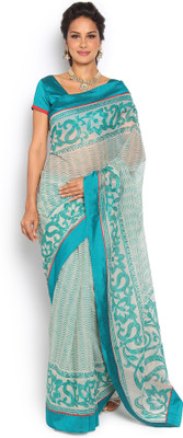 

Soch Embroidered Fashion Cotton Saree(White), Off white