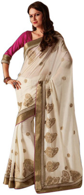 

Indian Wear Online Printed Fashion Pure Chiffon Saree(Multicolor), Multicolor354