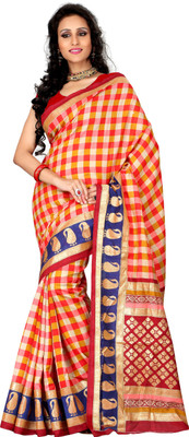 

Jiya Self Design, Printed Fashion Art Silk Saree(Multicolor)