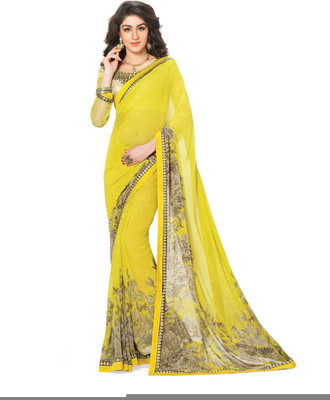 

Ridham Sarees Embroidered Fashion Handloom Georgette Saree(Multicolor)