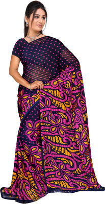 

Vardan Prints Printed Bollywood Georgette Saree(Blue)