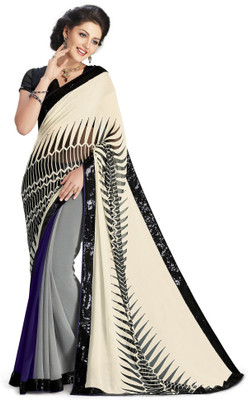 

Ridham Sarees Printed Fashion Handloom Georgette Saree(Multicolor)
