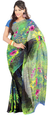 

Indian Wear Online Printed Fashion Art Silk Saree(Multicolor), Multicolor177