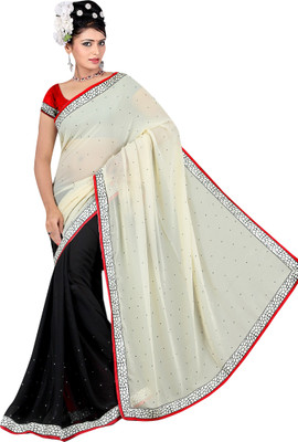 

Om Shree Vallabh Self Design Banarasi Georgette Saree(Multicolor)