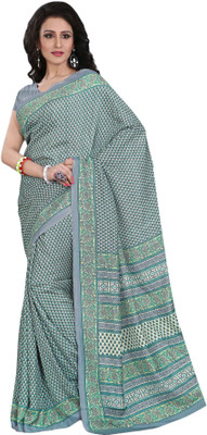 

Sunaina Printed Fashion Art Silk Saree(Multicolor), Blue