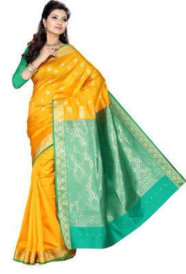 

Ishin Self Design Fashion Art Silk Saree(Multicolor)