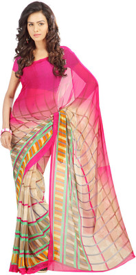 

Party Wear Dresses Printed Fashion Art Silk Saree(Multicolor), Multicolor312