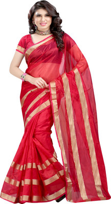 

Sanju Sarees Solid Fashion Art Silk Saree(Green)