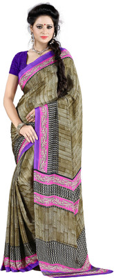 

Khushali Self Design, Printed Fashion Silk, Crepe Saree(Multicolor)
