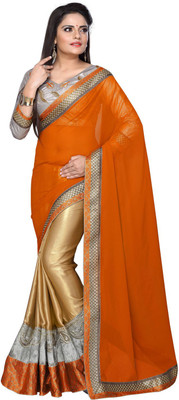 

Indian Wear Online Printed Fashion Georgette Saree(Multicolor)