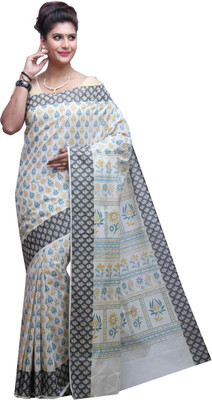 

Fashionkiosks Self Design Balarampuram Cotton Saree(Multicolor), Cream