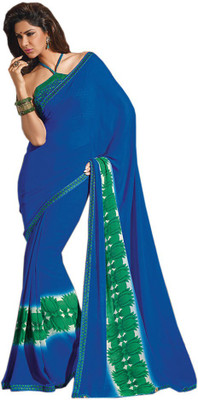 

Indian Wear Online Printed Fashion Pure Chiffon Saree(Multicolor), Multicolor505