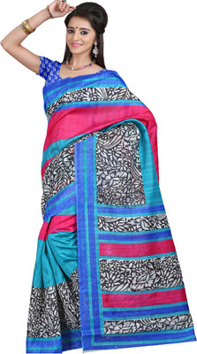 

Ansu Fashion Printed Fashion Silk Saree(Green)