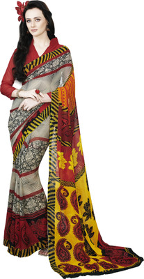 

Ewows Printed Fashion Georgette Saree(Multicolor)