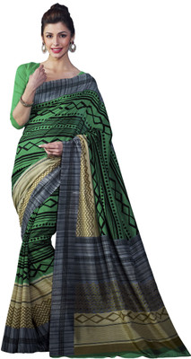 Sunaina Printed Fashion Cotton Saree(Multicolor)