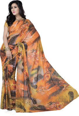 

Ishin Printed Fashion Georgette Saree(Multicolor)