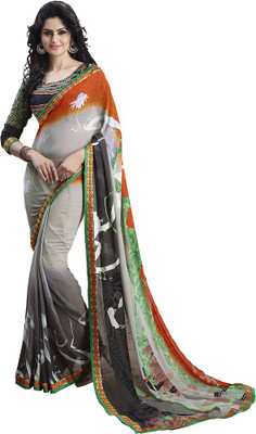 

Saara Printed Fashion Georgette Saree(Multicolor)