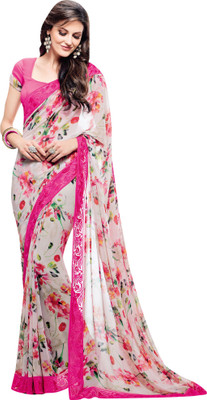 

Vishal Self Design Bollywood Georgette Saree(Multicolor)