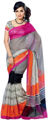 

Sunaina Printed Daily Wear Synthetic Saree(Multicolor)