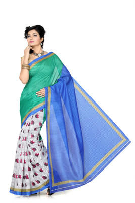 

Ishin Printed Bhagalpuri Art Silk Saree(Multicolor)
