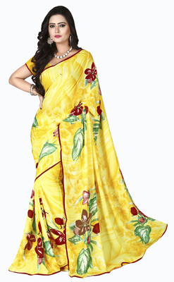 

Parisha Self Design, Printed Fashion Georgette Saree(Yellow, Multicolor), Multicolor;yellow