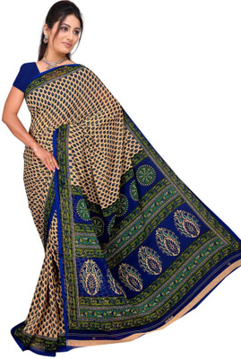 

Jiya Self Design Fashion Georgette Saree(Blue)