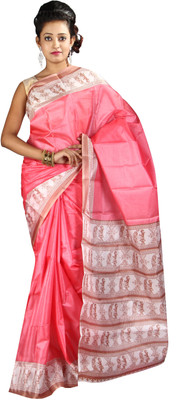 

Anushree Saree Self Design Fashion Silk Saree(Multicolor), Red