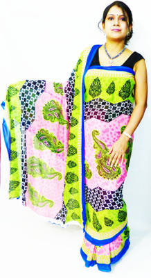 

Runu's Boutique Printed Fashion Chiffon Saree(Multicolor)