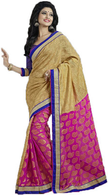 

Indian Wear Online Embroidered Fashion Georgette Saree(Multicolor), Multicolor381