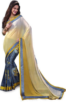 

Ridham Sarees Printed Fashion Georgette Saree(Multicolor)