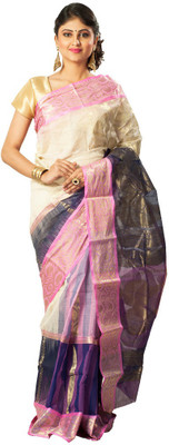 

Rajib's Creation Embroidered Fashion Handloom Silk Saree(Multicolor)