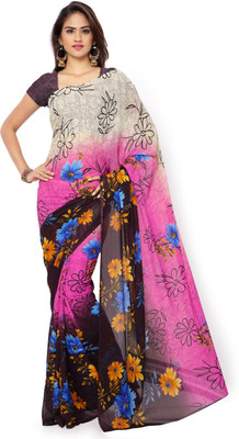 

Ligalz Printed Daily Wear Chiffon Saree(Multicolor)